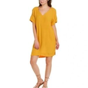 Madewell Dress |  Medium | Mustard Yellow | Short Sleeve | Shift | Novel | Mini